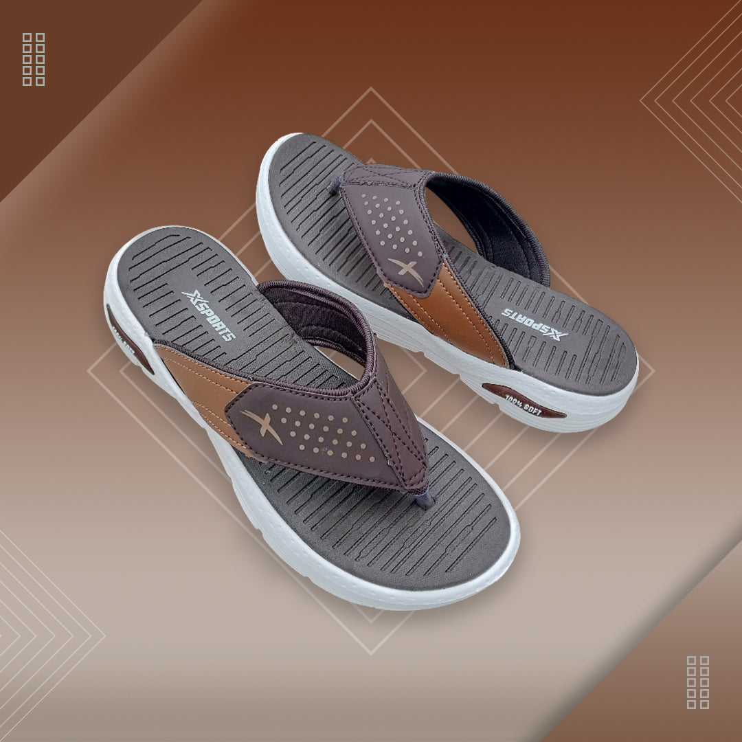 X-Sports summer Arabic slippers brown-806(Made in Qatar)