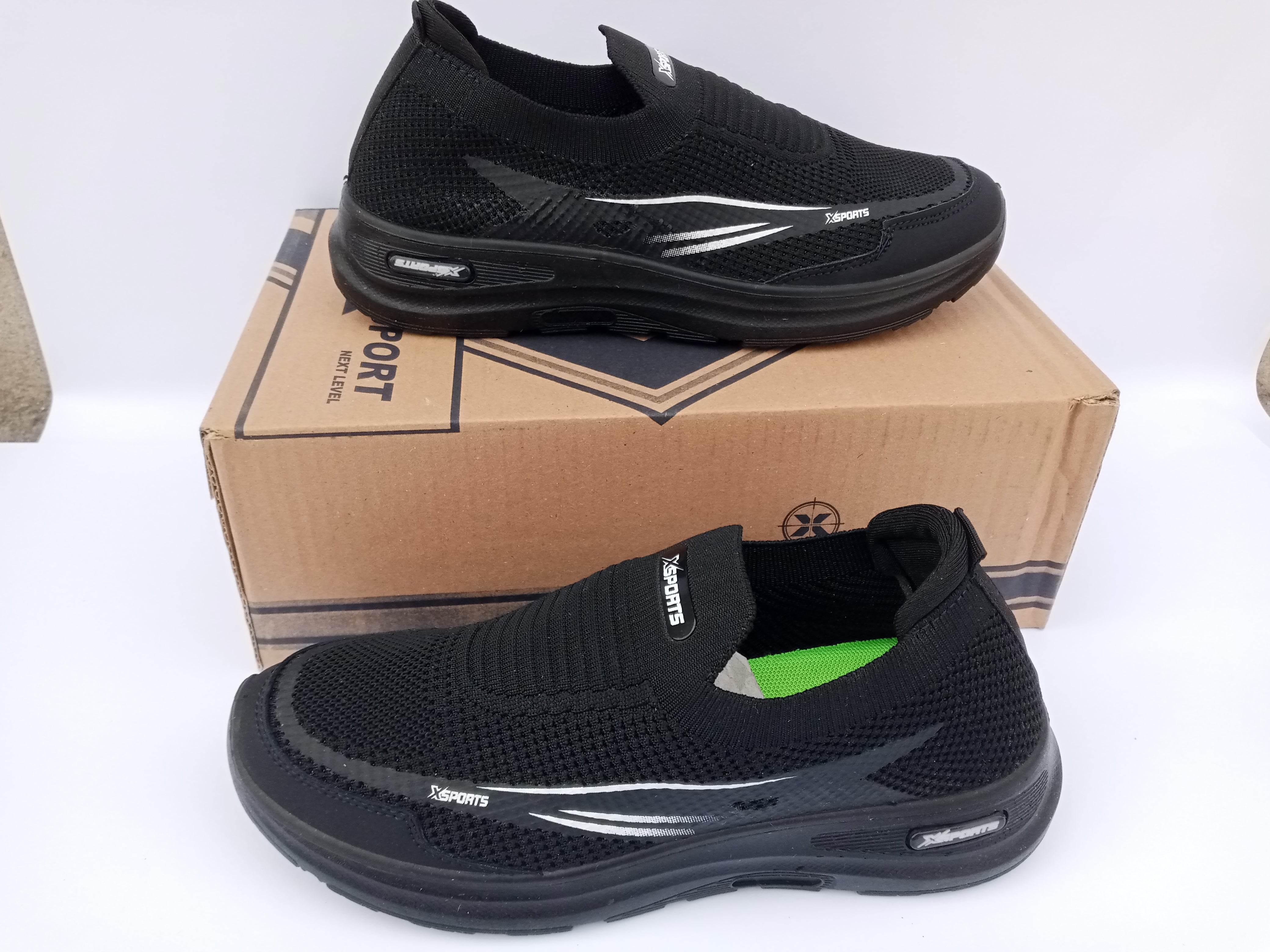 XSPORTS PREMIUM SHOES BLACK-1033