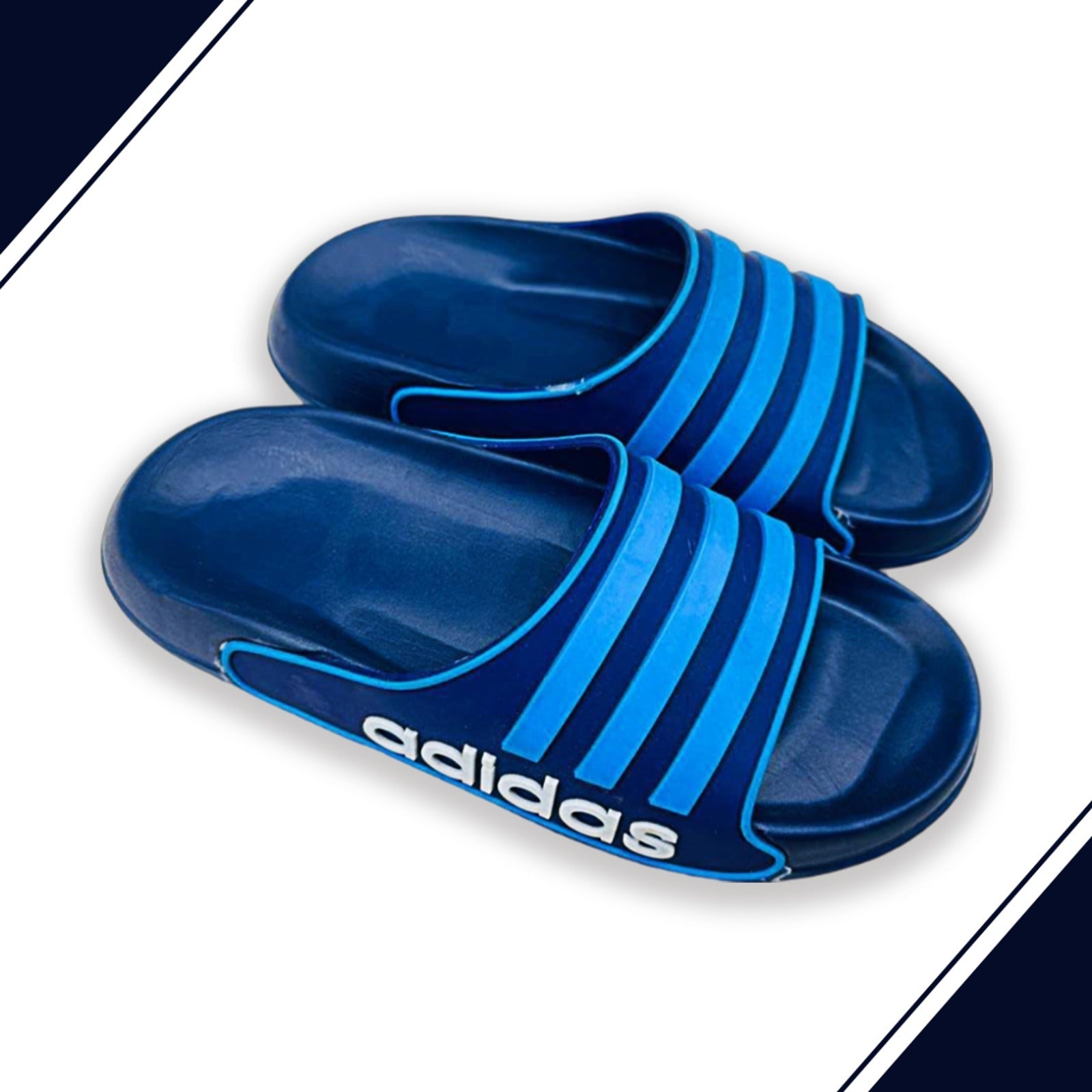 Adi Premium Medicated Double sole slipper Blue (Made in Japan) R-234