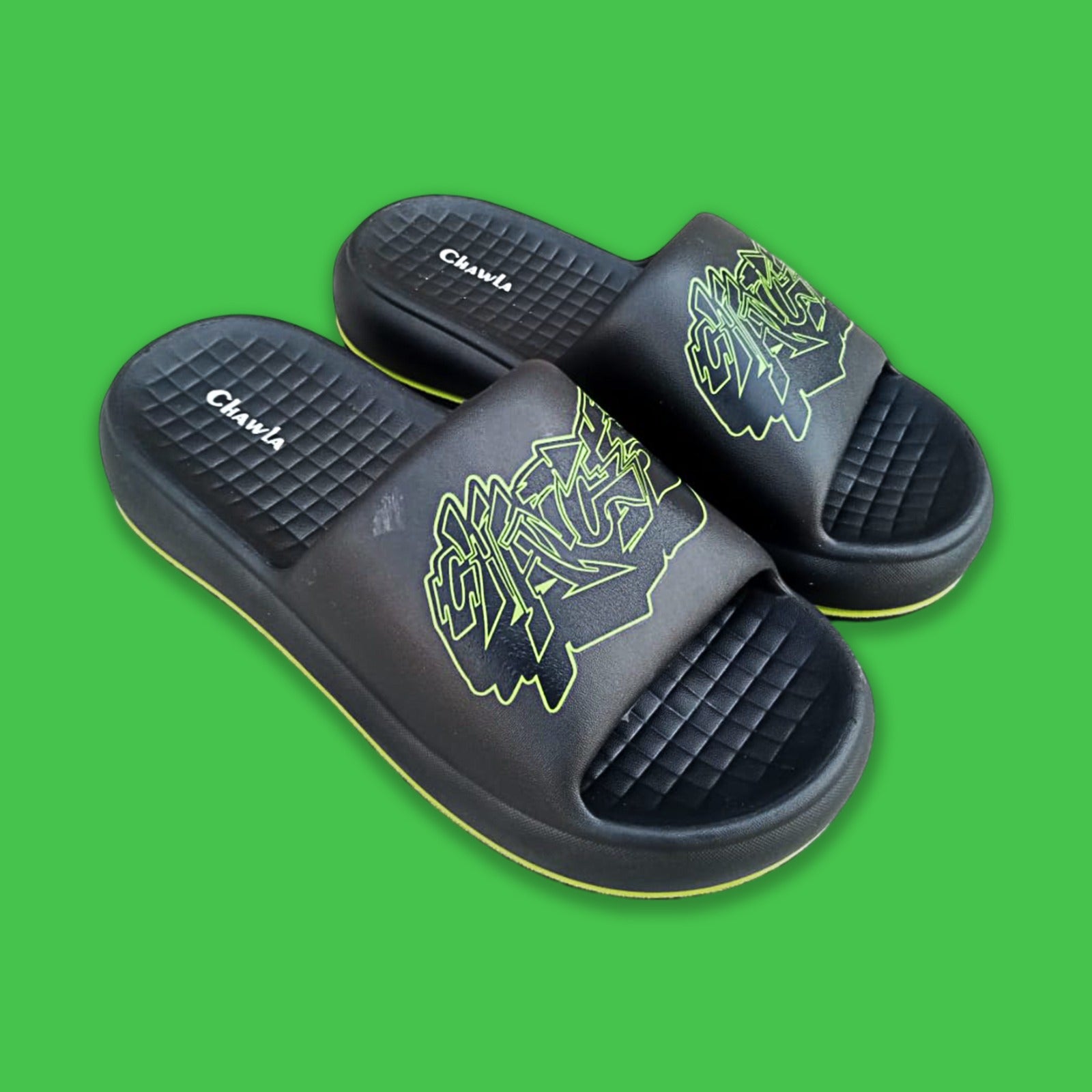 Premium Medicated slippers 1704- Green