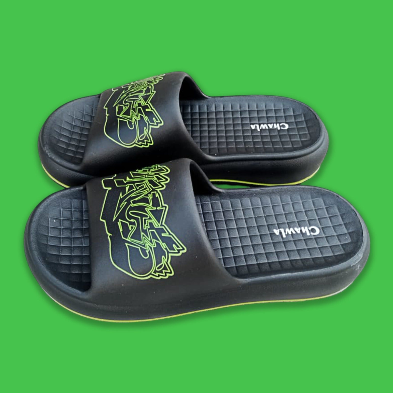 Premium Medicated slippers 1704- Green