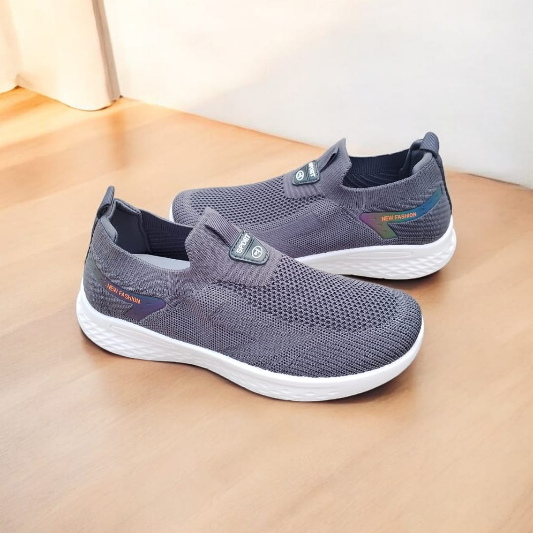 Imported S sports Shoes Grey-0098( Made in Malaysia)