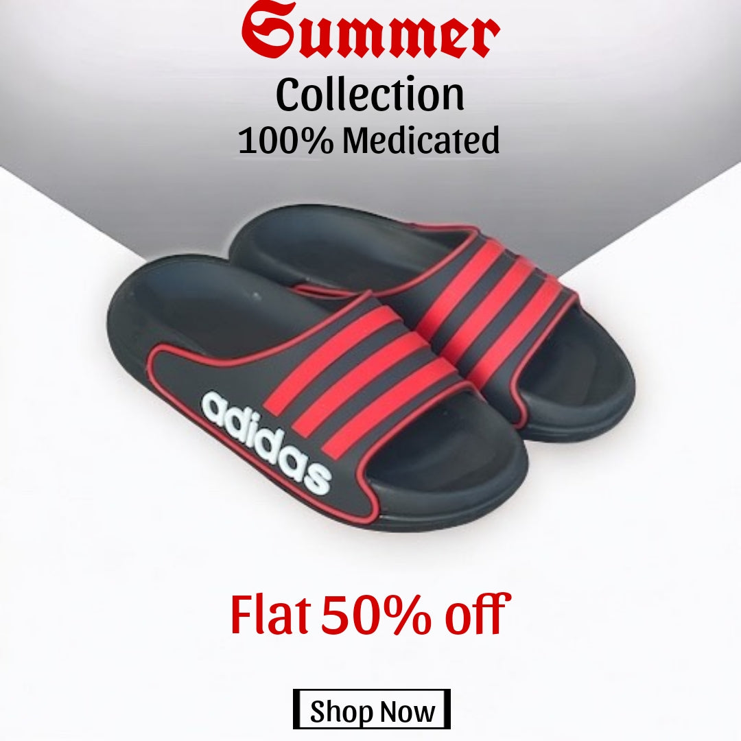 Ads Medicated Premium slippers Black (Made in Japan)R-235