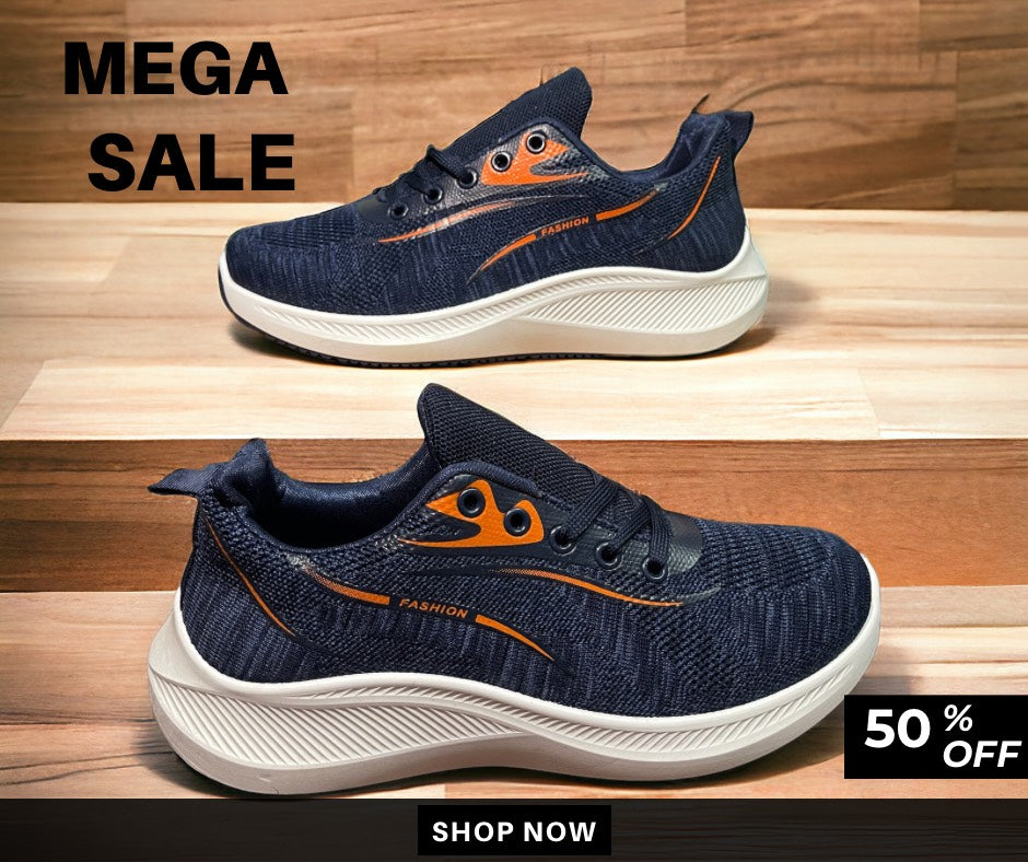 Fashion Blue Premium Shoes-0096( Made in Vietnam)