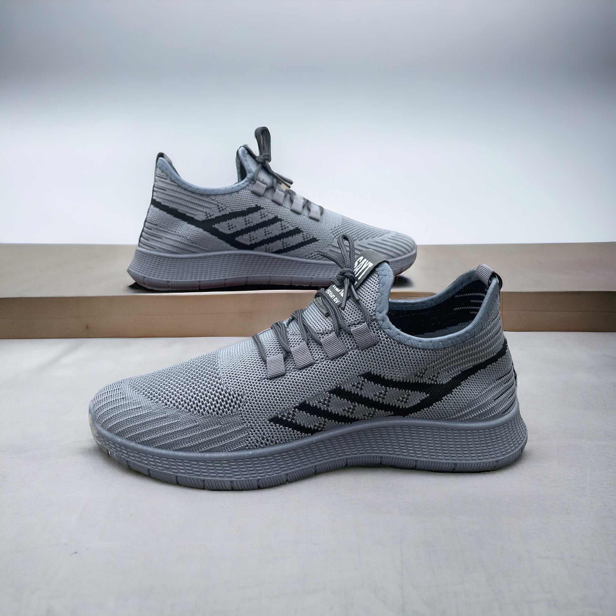 FASHION PREMIUM GREY SHOES-094